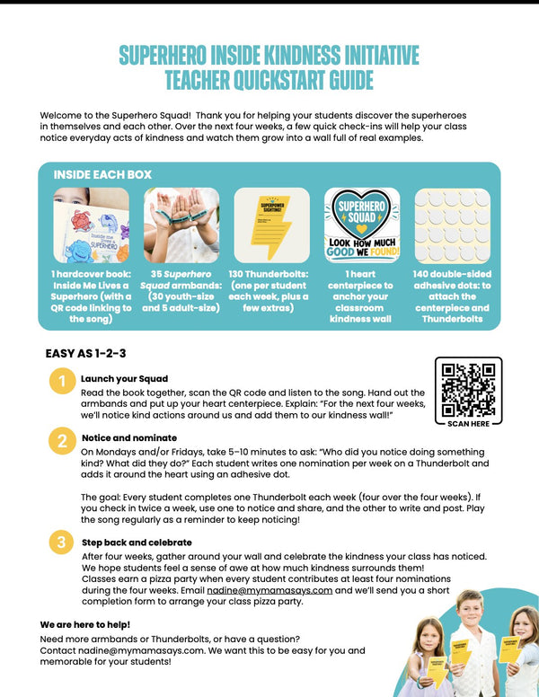 Download the teacher quick start guide