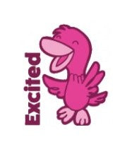Excitement emotion character