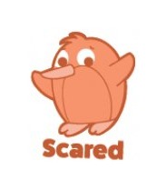 Fear emotion character