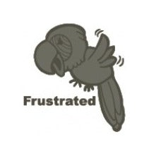 Frustration emotion character