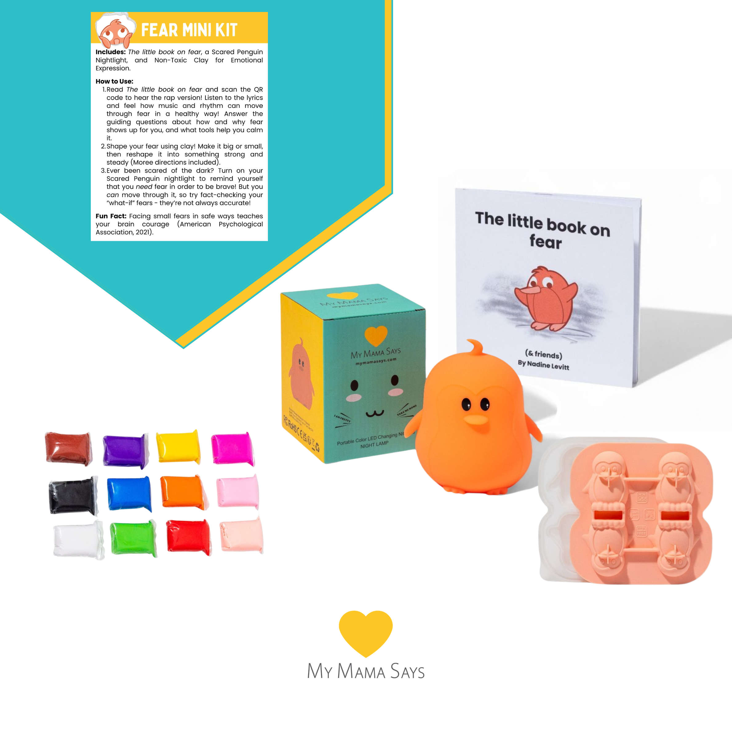 Fear SEL Kit for Kids – Book, Activities & Calm Tools