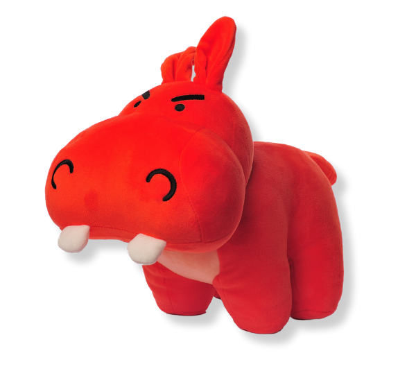 Angry Hippo Plushie: Stuffed Animal for Emotional Learning