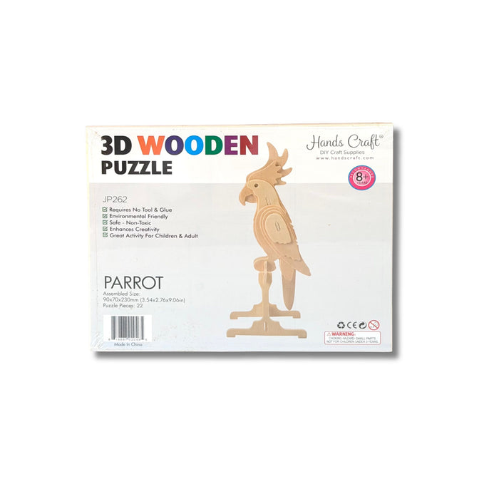 3D parrot puzzle, part of the My Mama Says Frustration emotion learning kit
