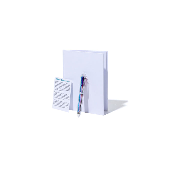 Goal journal with rainbow pen, part of the My Mama Says Jealousy emotion learning kit