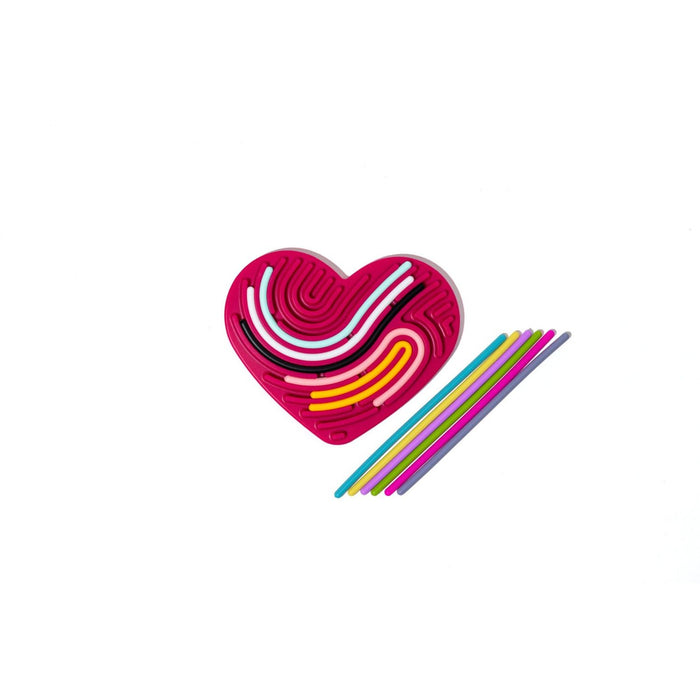 Heart shaped sensory toy, part of the My Mama Says Anxiety emotion learning kit