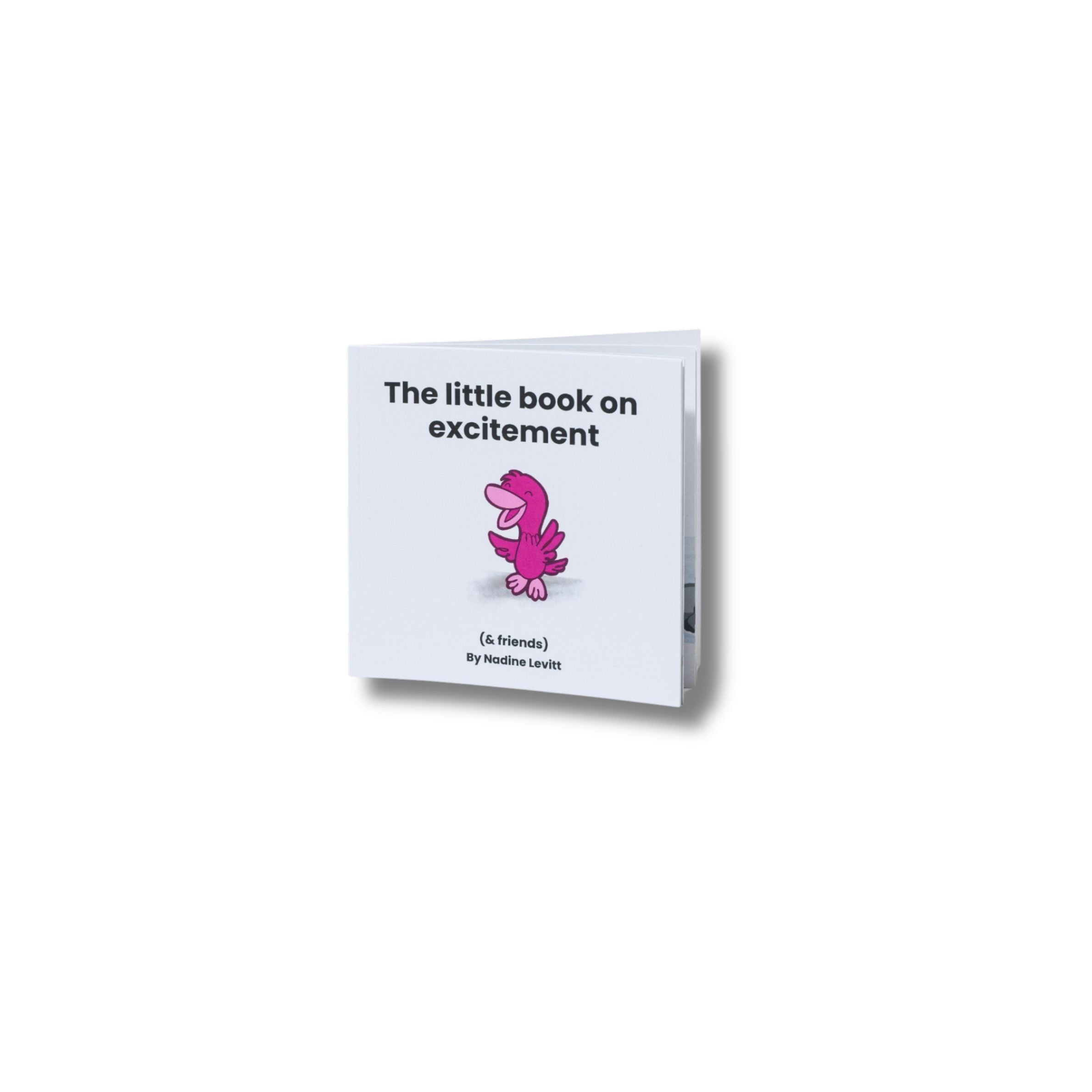 The little book on excitement angled lifestyle cover