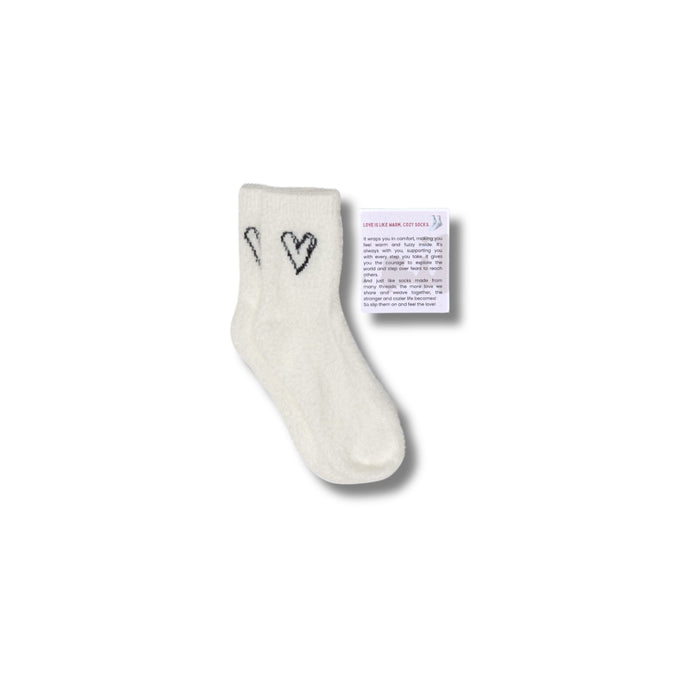 Love socks, part of the My Mama Says Love emotion learning kit