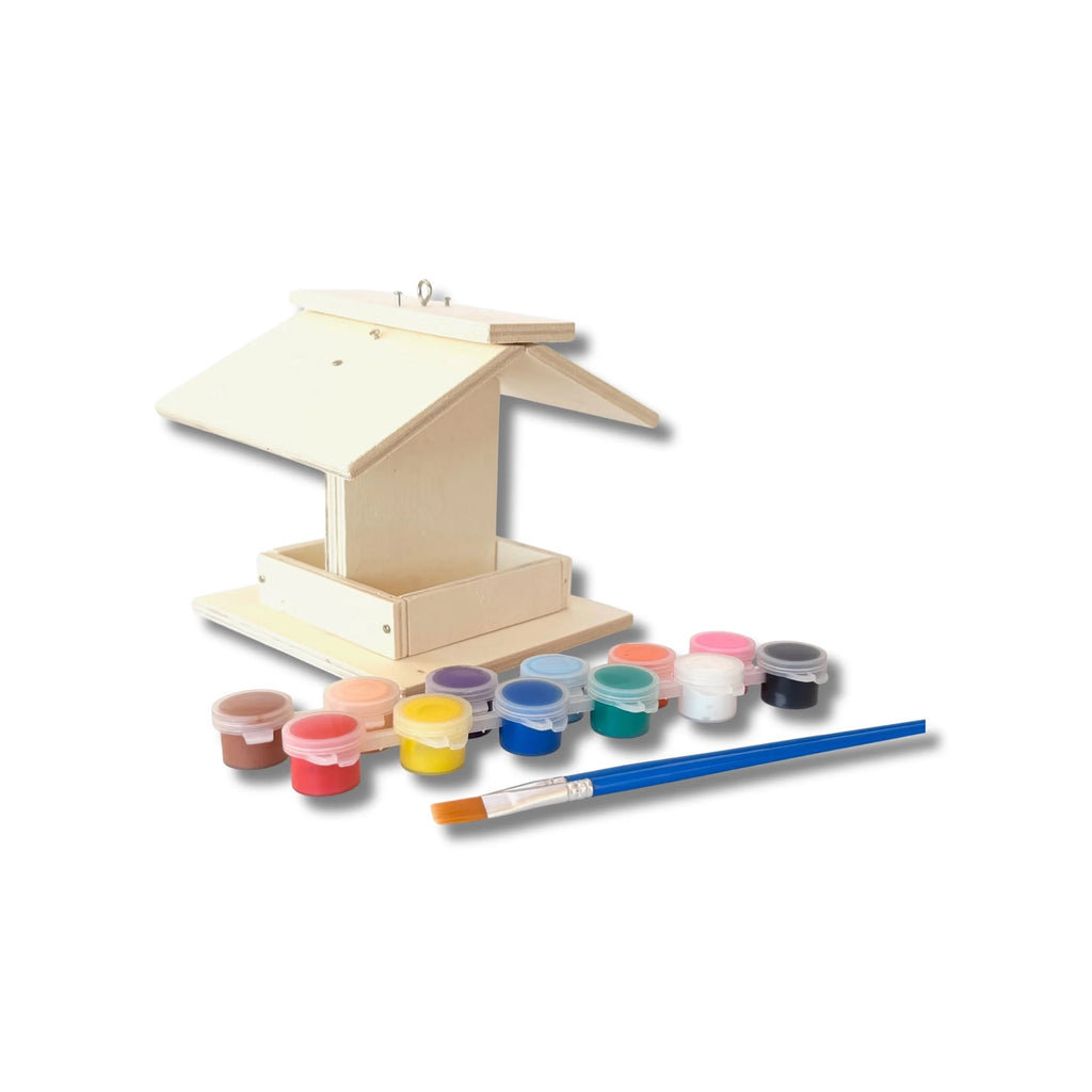 My Mama Says wooden birdhouse paint kit for kids' creative emotional expression